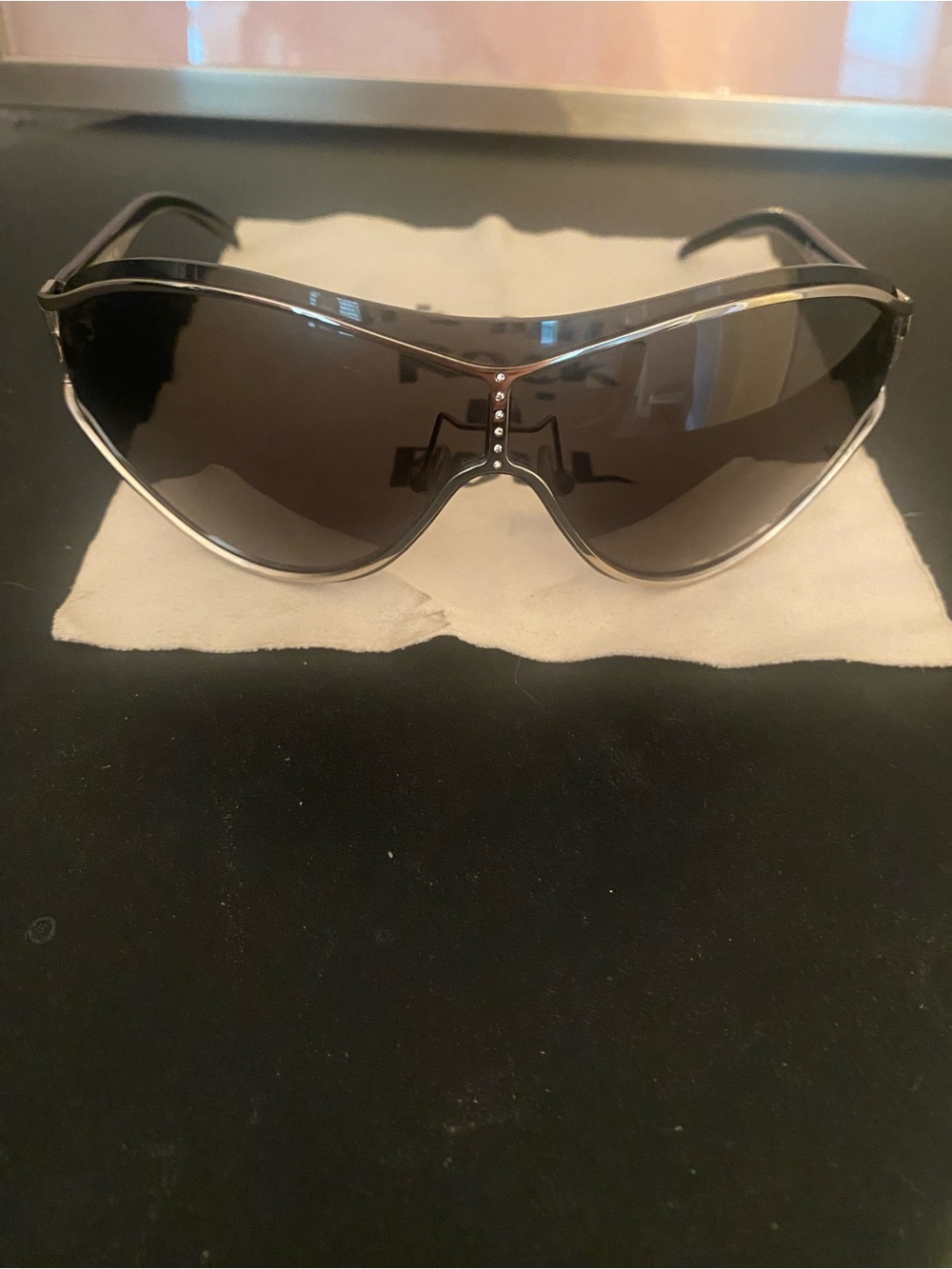 Vintage Gianfranco Feerw GF78601 Shield Sunglasses Y2K